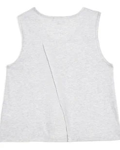 adidas Kids Swing Tank with Back Vent Heather Tank (Big Kid)