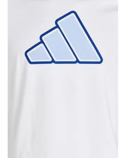 adidas Kids Two-Color Logo Tee (Big Kid)