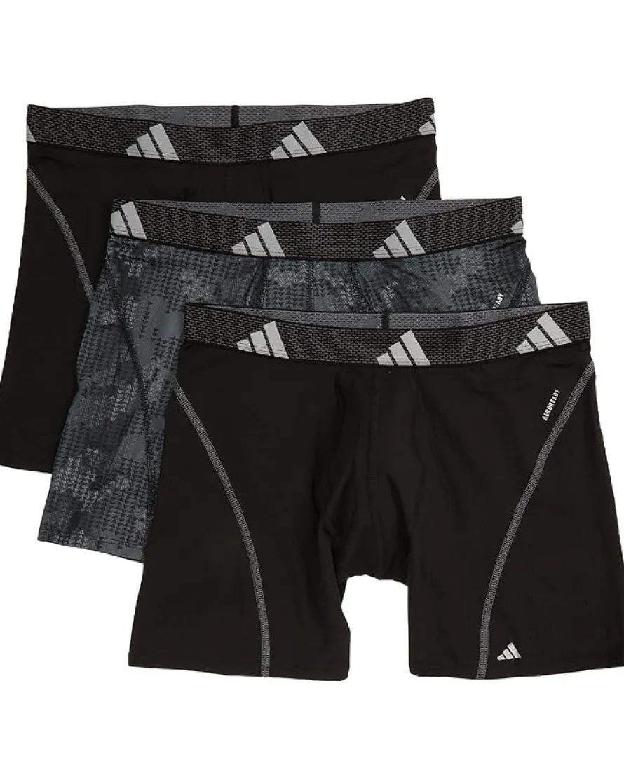 adidas Performance Mesh Graphic Boxer Brief 3-Pack Men's