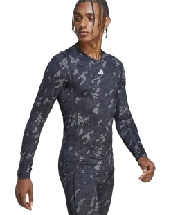 adidas Techfit™ All Over Printed Training Long Sleeve T-Shirt Men's
