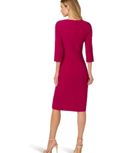 Adrianna Papell Beaded Midi Dress Women's