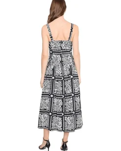 Adrianna Papell Drop Waist Midi Dress Women's