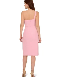 Adrianna Papell Knit Crepe Short Dress Women's