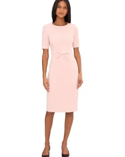 Adrianna Papell Mini Bow Front Sheath Dress Women's