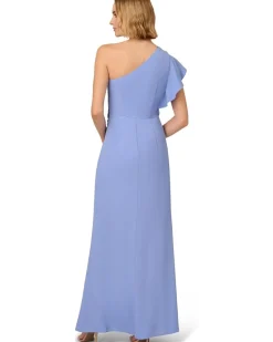 Adrianna Papell One-Shoulder Gown Women's