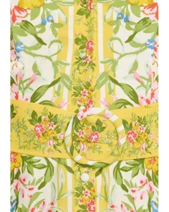 Adrianna Papell Printed Cotton Maxi Women's