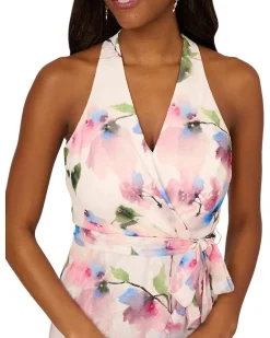 Adrianna Papell Printed High-Low Dress Women's