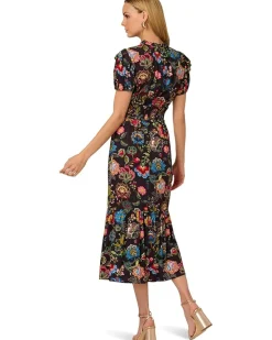 Adrianna Papell Printed Midi Dress Women's