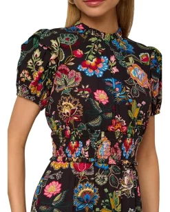 Adrianna Papell Printed Midi Dress Women's
