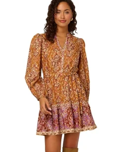 Adrianna Papell Printed Short Dress Women's