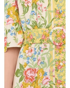 Adrianna Papell Rayon Printed Short Dress Women's