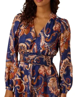 Adrianna Papell Short Printed Dress Women's
