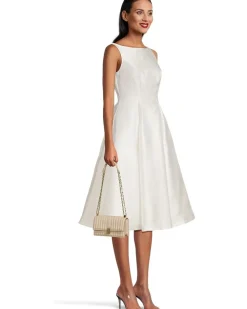 Adrianna Papell Sleeveless Tea Length Dress Women's