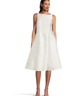 Adrianna Papell Sleeveless Tea Length Dress Women's