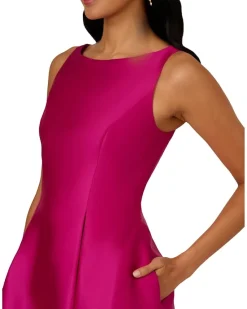 Adrianna Papell Sleeveless Tea Length Dress Women's