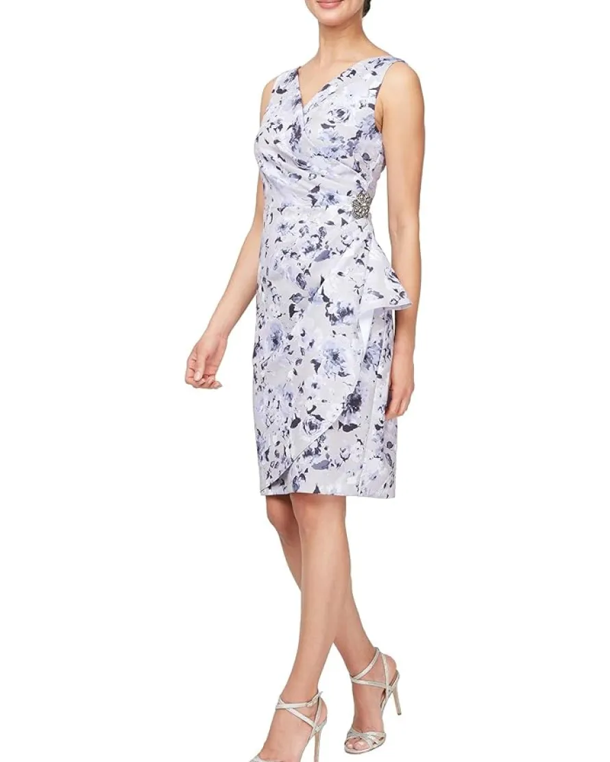 Alex Evenings Sleeveless Printed Dress Women's