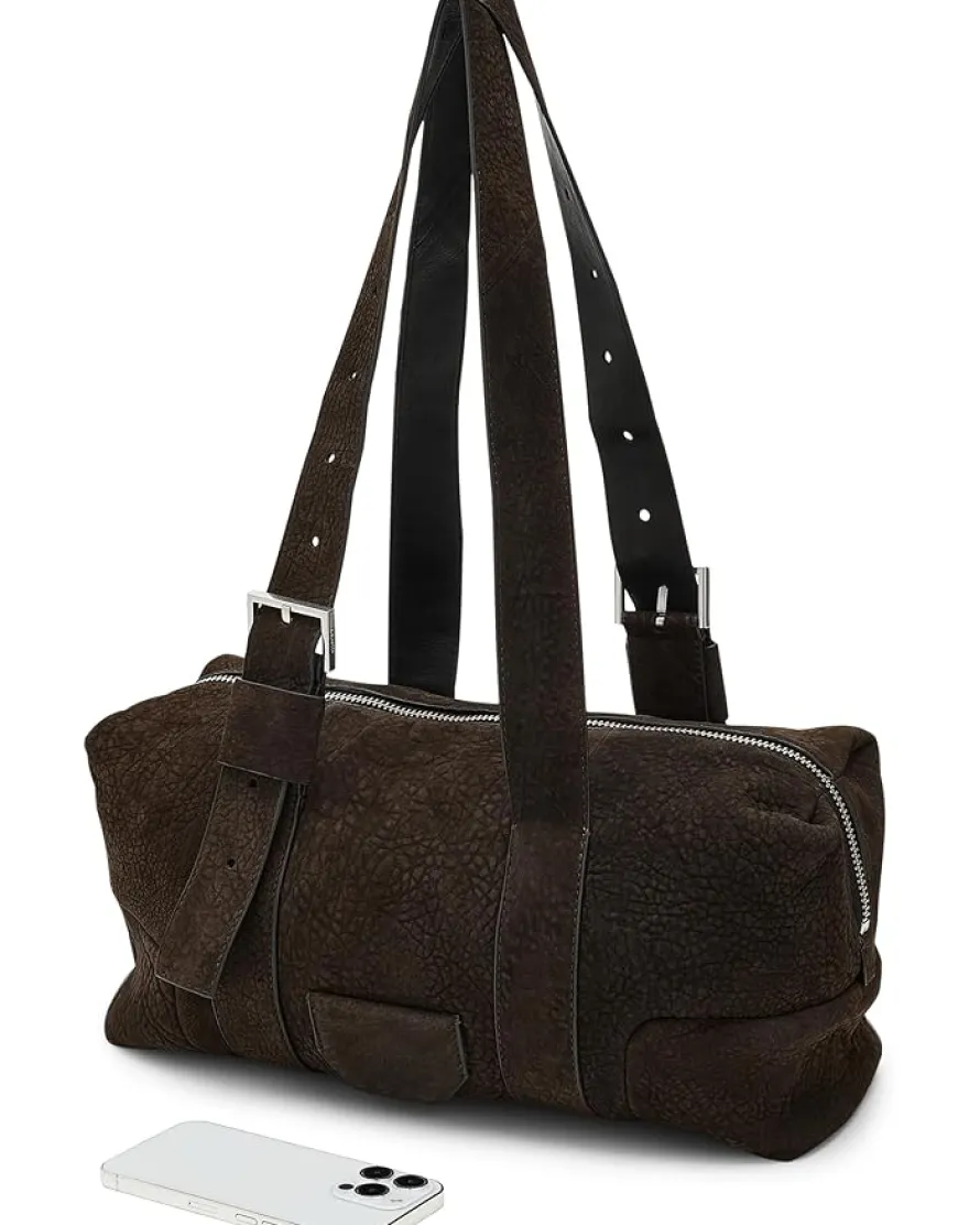 AllSaints Ares Grain Shoulder Bag