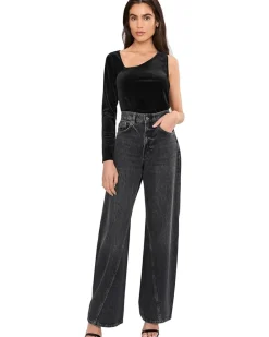 AllSaints Ari Velvet Top Women's
