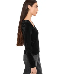 AllSaints Ari Velvet Top Women's