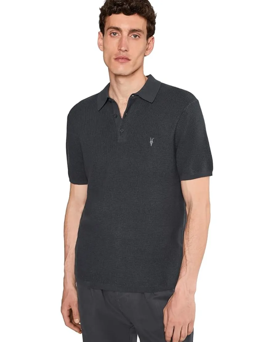 AllSaints Aspen Short Sleeve Polo Men's