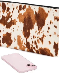 AllSaints Bettina Cow Clutch
