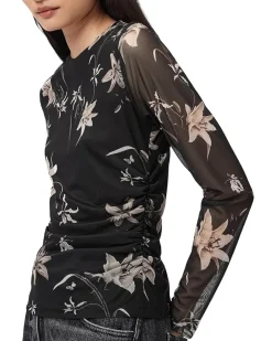 AllSaints Caia Mesh Top Women's