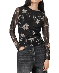 AllSaints Caia Mesh Top Women's