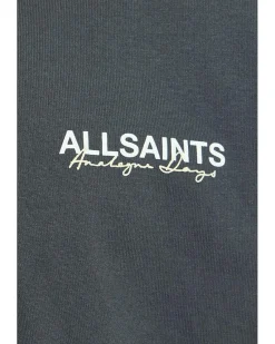 AllSaints Emblem Short Sleeve Crew Men's
