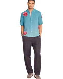 AllSaints Fleur Fazed Short Sleeve Shirt Men's