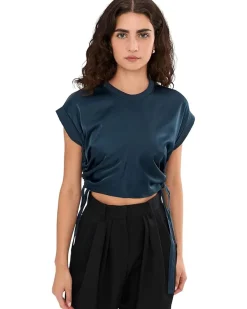 AllSaints Mira Satin Tee Women's