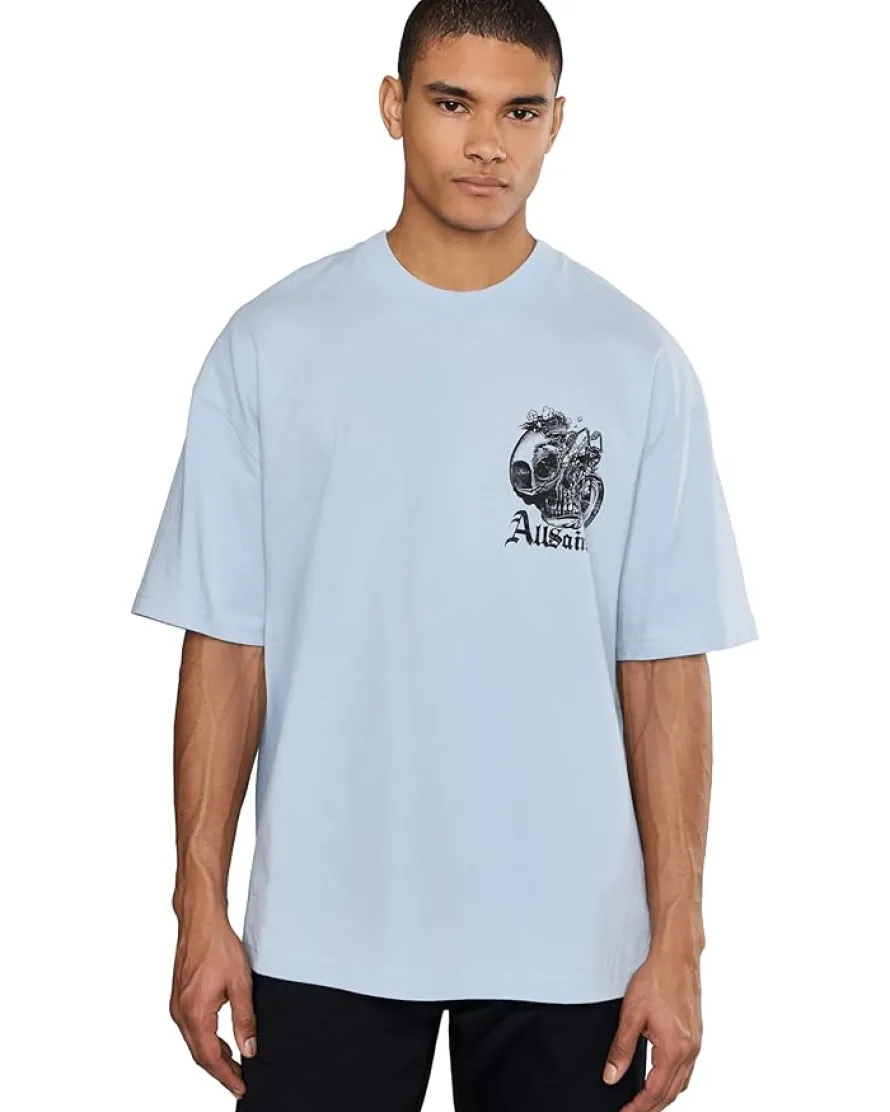 AllSaints Panhead Short Sleeve Crew Men's