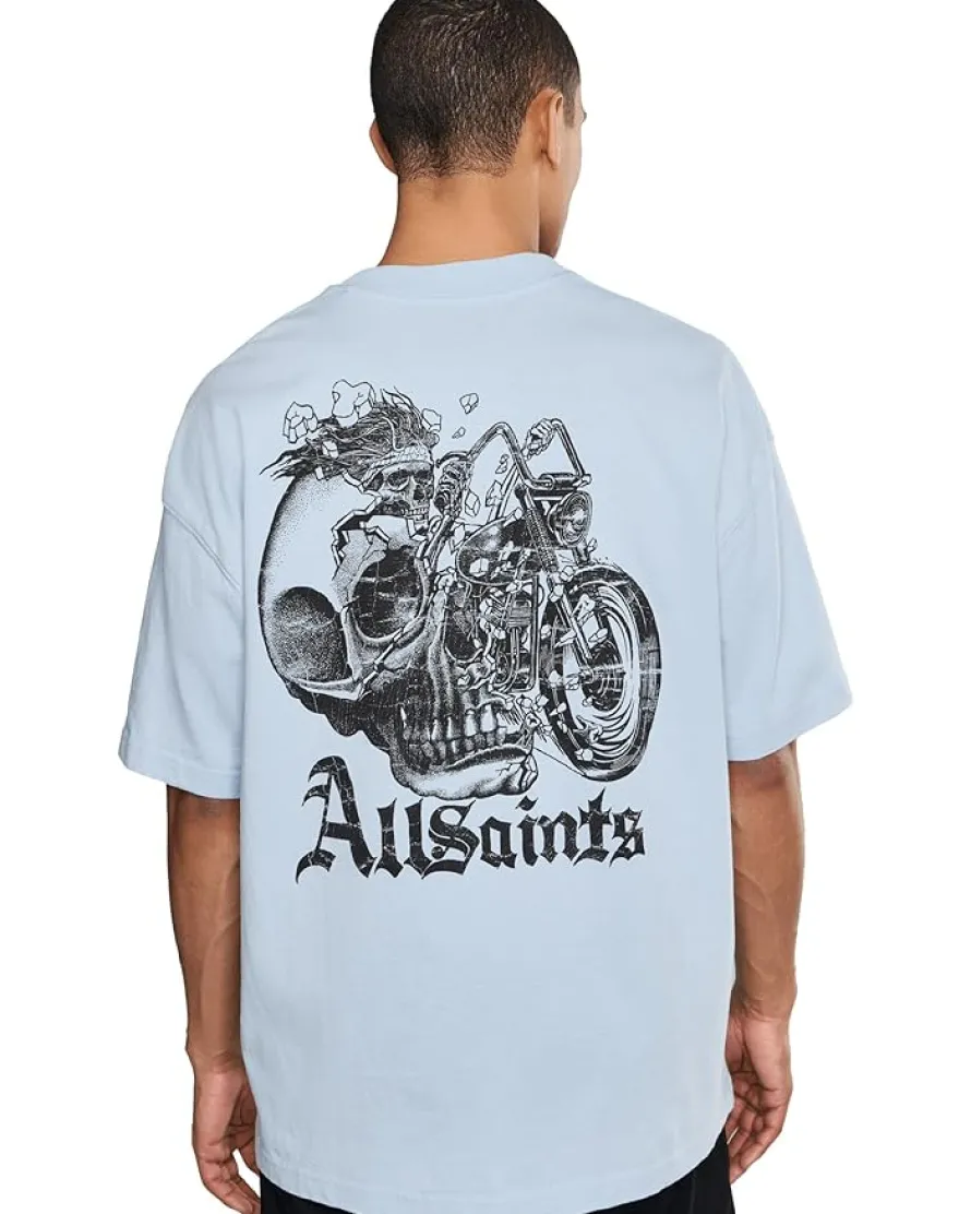 AllSaints Panhead Short Sleeve Crew Men's