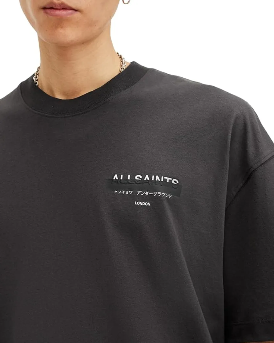 AllSaints Redact Short Sleeve Crew Men's