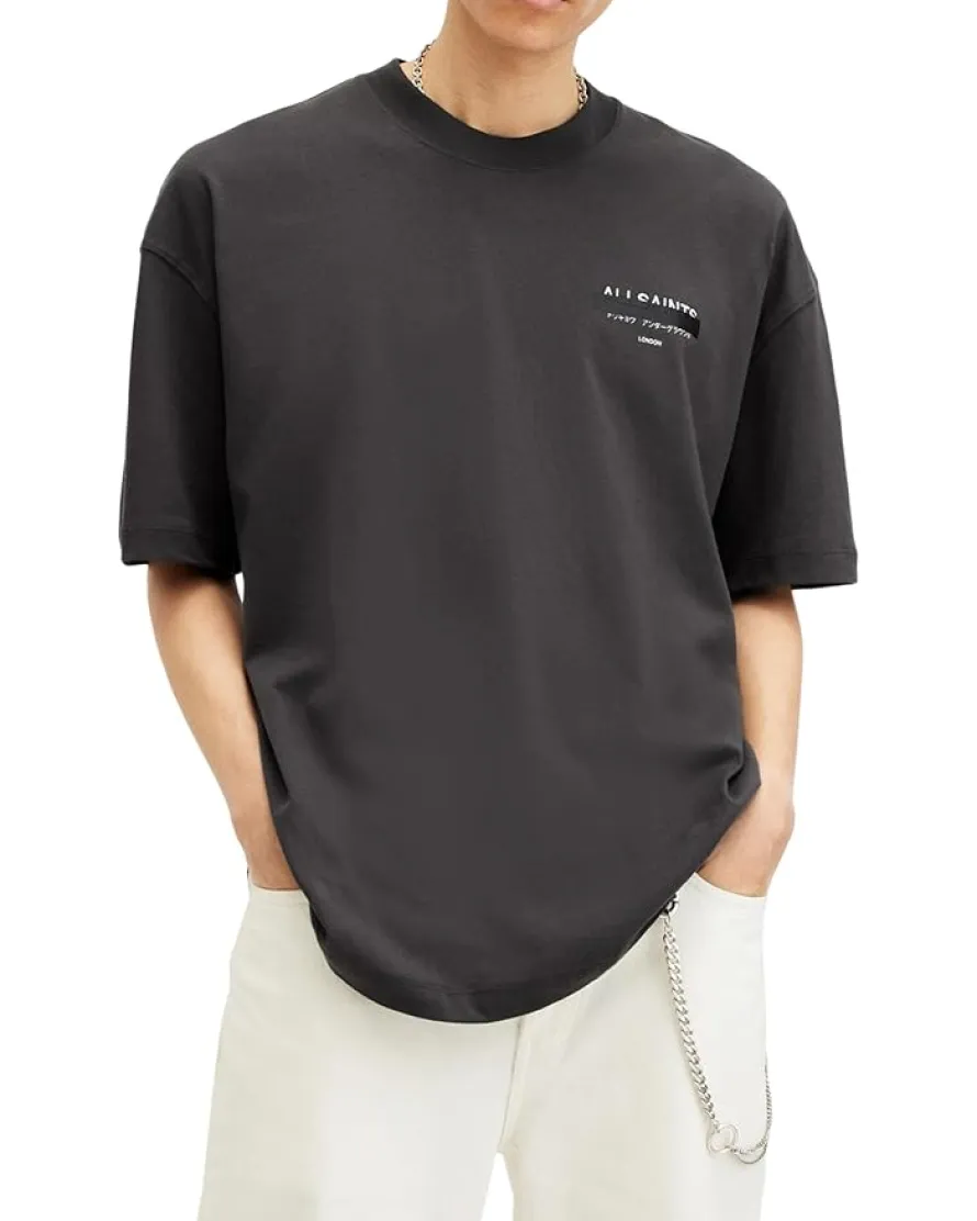 AllSaints Redact Short Sleeve Crew Men's