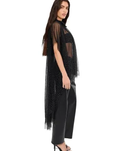 AllSaints Sez Emb Tulle Cape Women's