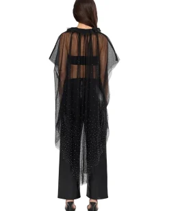 AllSaints Sez Emb Tulle Cape Women's