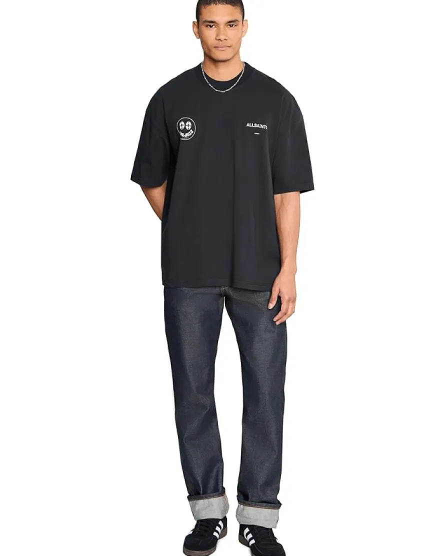 AllSaints Spinner Short Sleeve Crew Men's
