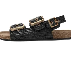 AllSaints Staffa Raffia Sandals Women's