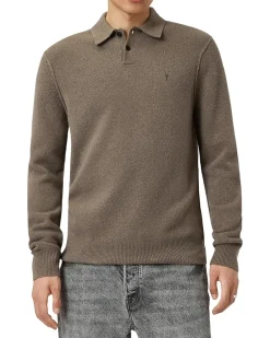 AllSaints Statten Ls Polo Men's