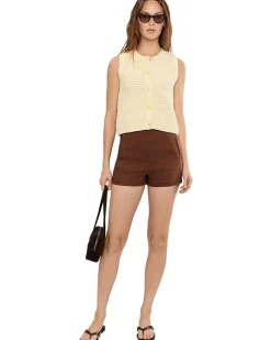 525 america Jayme Button Through Textured Vest Women's