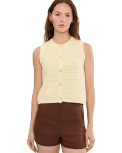 525 america Jayme Button Through Textured Vest Women's