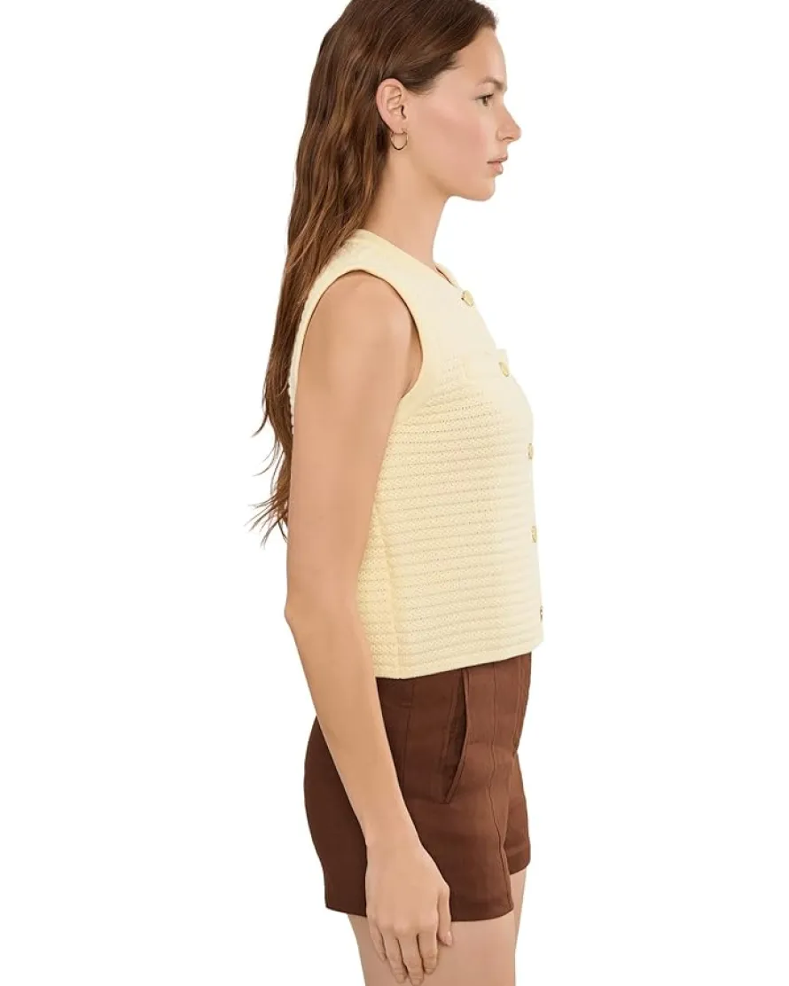 525 america Jayme Button Through Textured Vest Women's