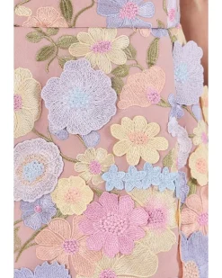 Avec Les Filles 3D Floral Lampshade Mini Dress Women's