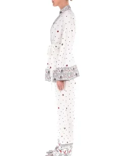 Badgley Mischka Bon Voyage Boarder Print Kimono Women's