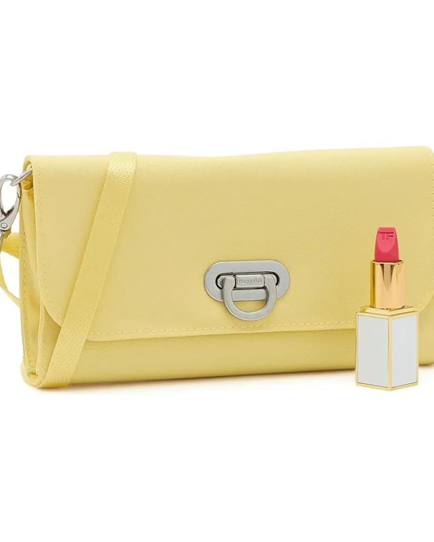 Baggallini Coastal Flip Lock RFID Phone Wallet Crossbody