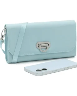 Baggallini Coastal Flip Lock RFID Phone Wallet Crossbody