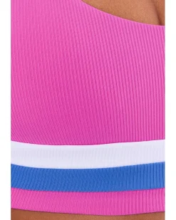 BECCA Coast Line Rib Rory Color Block Sport Bra Women's