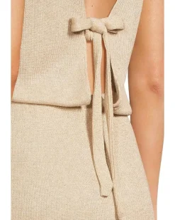 BECCA Gilded Cowl Neck Dress Women's