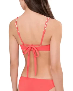 BECCA Modern Edge Rib Gidget Over The Shoulder Bralette Women's