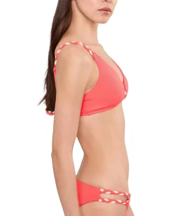 BECCA Modern Edge Rib Gidget Over The Shoulder Bralette Women's